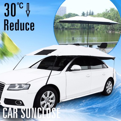 Car cover uv protection foldable funny car window sunshade sticker